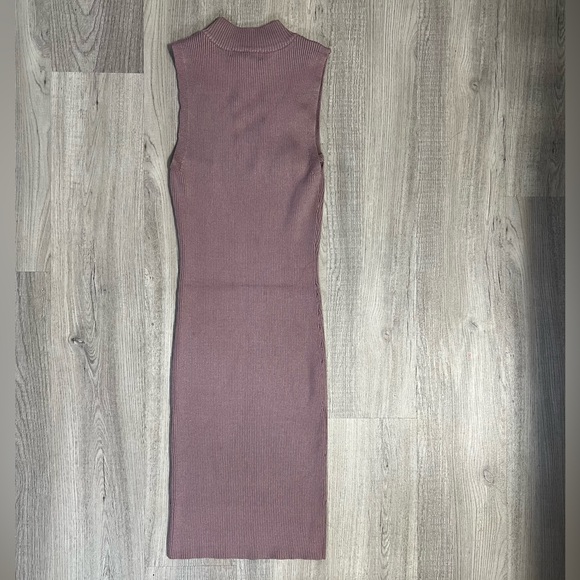 Purple/Mauve - Sweater dress, stretchy material for a fitted look, Small - Picture 3 of 4